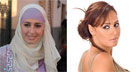 صور الفنانات التائبات قبل وبعد الحجاب