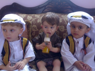 محمد وكريم وعلي