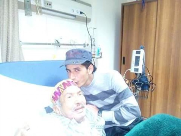 مؤلم آخر صورة للفنان حمدي أحمد داخل المستشفى قبل وفاته