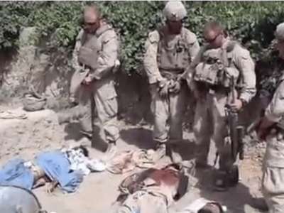 فيديو لمارينز يبولون على جثث مقاتلي طالبان يثير منظمات إسلامية أمريكية