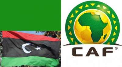 الاتحاد الافريقي لكرة القدم ينشر علم القذافي ويستثني علم الثوّار