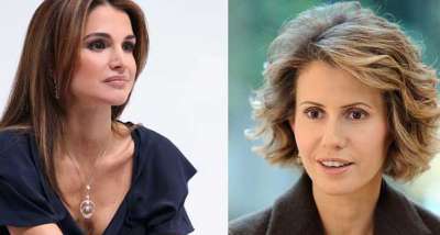 اسماء الاسد للملكة رانيا: احوالنا ممتازة لكننا قلقون على اوضاعكم في الاردن!!