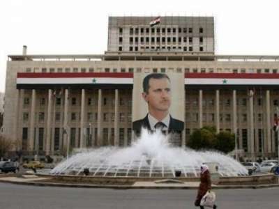 استهداف البنك المركزي في دمشق بقذائف صاروخية