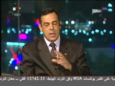 وفاة صحفي مصرى على الهواء أثناء دفاعه عن بشار الأسد