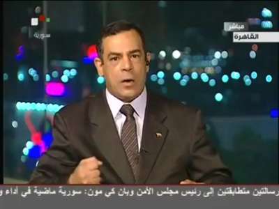 وفاة صحفي مصرى على الهواء أثناء دفاعه عن بشار الأسد