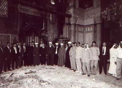 ذكرى إحراق المسجد الأقصى بالصور