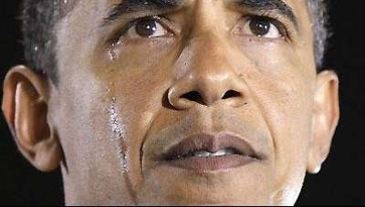بالصور والفيديو..الكاميرا تلتقط دموع أوباما في ولايته الثانية