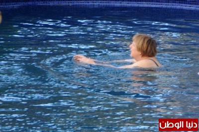 خاص بالصور: فضيحة المستشارة الالمانية "أنجيلا ميركل" بالمايوه