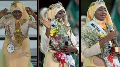 بالصور والفيديو..عائشة اجيبولا "ملكة جمال المسلمات"