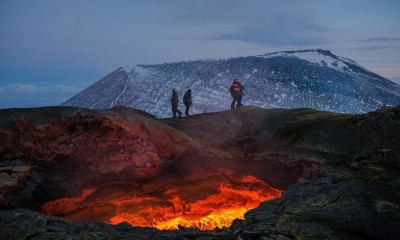 صور مدهشة لثورة بركان بلوسكي تولباتشيك