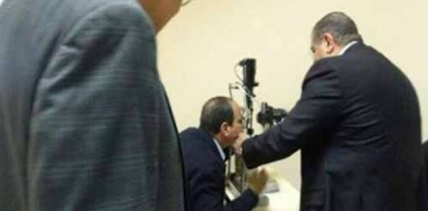 بالصور : المشير "السيسي" يخضع للفحص الطبي ليتمكن من الترشح للرئاسة رسميا