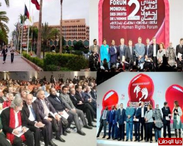 حضور قوي لوفد الاتحاد المغربي للشغل في المنتدى العالمي لحقوق الانسان بمراكش