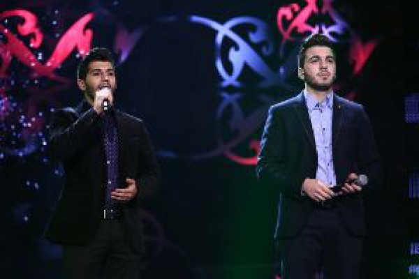 الفلسطيني هيثم خلايلة والسوري حازم شريف يغنيان " لبنان "