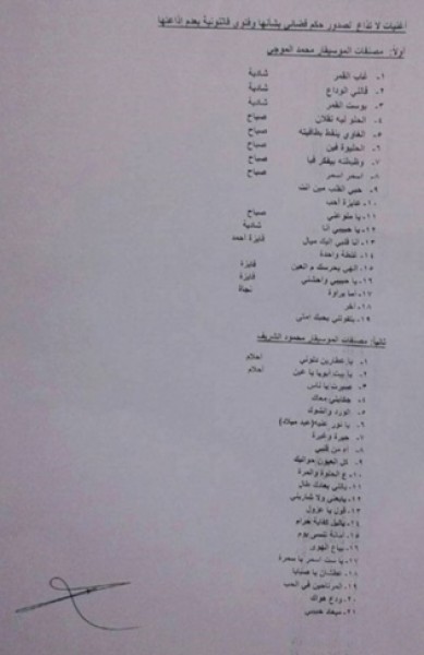 بالمستندات : الإذاعة المصرية تمنع بث أغنيات لصباح