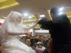 بالصور...فلسطينيون وعرب يحتفلون بزفاف باسمة وخضر في النمسا