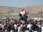 إطلاق آلاف البلالين بألوان العلم الفلسطيني في سماء محافظة طوباس