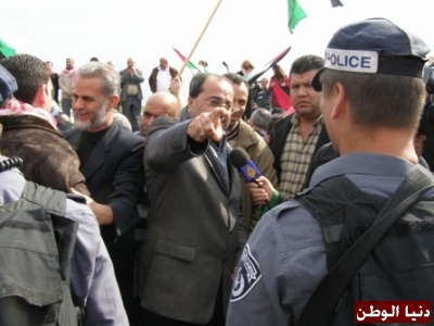 صور مشاركة فاعلة للعربية للتغيير في مسيرة عرب الداخل امام ايرز لكسر حصار غزة