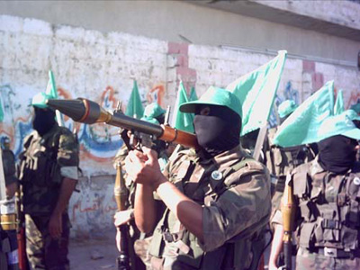 صور عرض عسكري لحماس بغزة