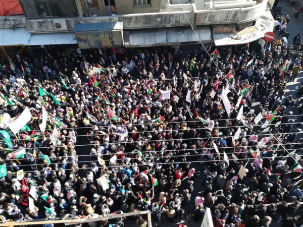 تظاهرات في عمان رفضاً لقرار ترامب بشأن القدس   3910853120