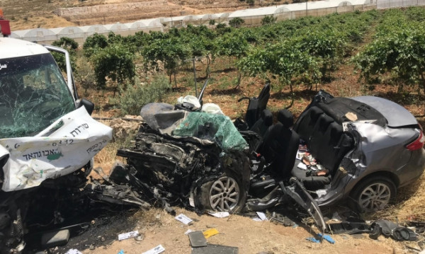 مصرع سائق من النقب وإصابة 4 في حادث طرق جنوب الخليل مصرع سائق من النقب وإصابة 4 في حادث طرق جنوب الخليل
