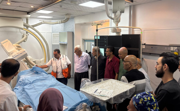 الهلال الأحمر يعزز المنظومة الصحية في غزة بتشغيل قسم القسطرة القلبية