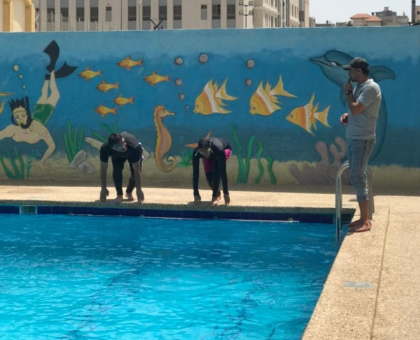 تمساح وفراشة يمثلان فلسطين في السباحة بالألعاب الصيفية العالمية للأولمبياد الخاص ببرلين للعام 2023