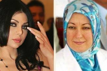 هيفاء وهبي وزوجة الرئيس التركي في حملة دولية للحجاب
