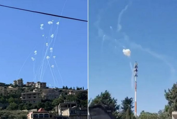 حزب الله يضرب 170 صاروخاً باتجاه إسرائيل