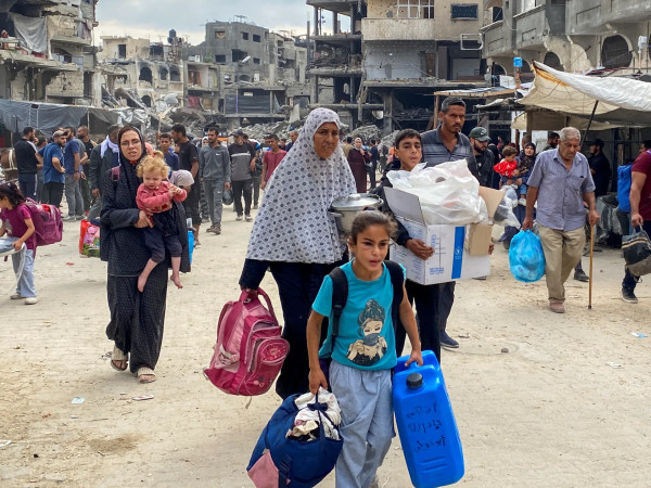 صورة: جيش الاحتلال يجدد أوامر الإخلاء في مناطق محافظة خان يونس