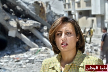 هبة عكيلة مراسلة الجزيرة بغزة:المرأة في مجتمعنا ما تزال تناضل من اجل اخذ حقوقها