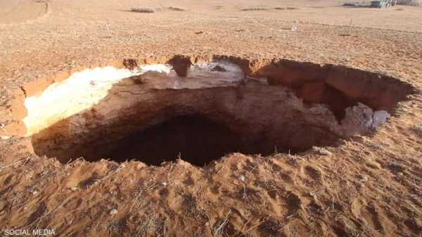 ظهور مفاجئ لحفرة بعمق 60 متراً يثير الرعب في المغرب