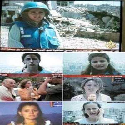 مذيعو الفضائيات الإسرائيلية تنهمر دموعهم حزنا على غزة