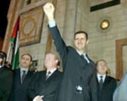 مسيرات تأييد لمواقف الرئيس بشار الاسد