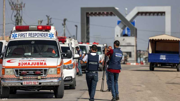 سفر الدفعة الثالثة من المرضى والجرحى عبر معبر رفح البري