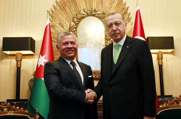 العاهل الأردني يهنئ أردوغان