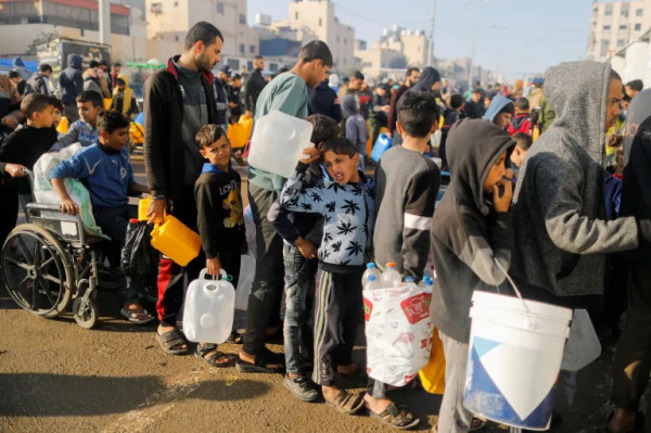 "هيومن رايتس ووتش": تعمّد إسرائيل حرمان الفلسطينيين من الماء بغزة إبادة جماعية