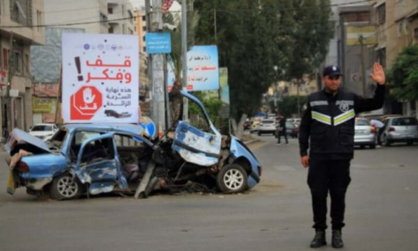 المرور بغزة إصابة واحدة في 7 حوادث سير خلال الـ 24 ساعة الماضية