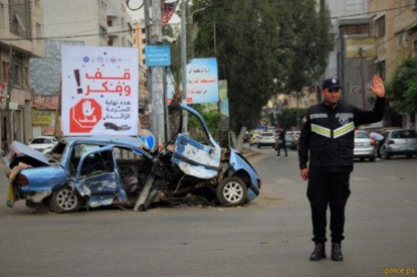 المرور بغزة: سبع وفيات و146 إصابة خلال شهر مايو الماضي