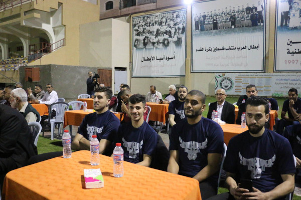 المجلس الأعلى يُكَرِّمُ خدمات البريج بطل دوري كرة السلة بغزة