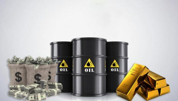 انخفاض أسعار النفط وارتفاع الذهب