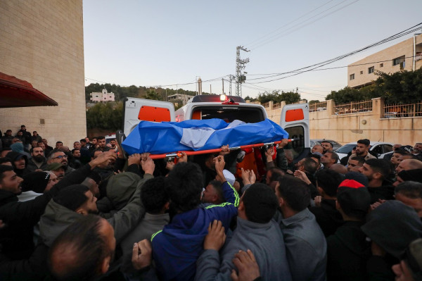 جماهير طوباس تشييع جثامين شهداء طمون