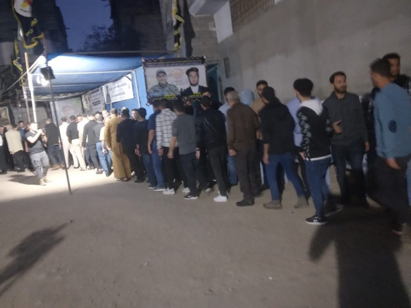 الجبهة الديمقراطية تؤم بيوت عزاء شهداء العدوان على قطاع غزة