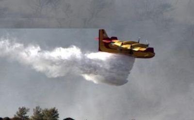 روسيا ترسل أكبر طائرة اطفاء بالعالم لاطفاء حرائق حيفا