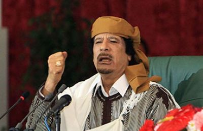 القذافي: الخونة والزنادقة لن يكملوا معا لان الزنادقة سيذبحوهم