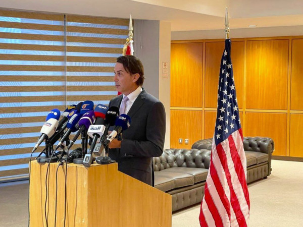 مبعوث بايدن يتحدث عن ترسيم الحدود البرية بين لبنان وإسرائيل