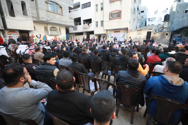 رابطة علماء فلسطين ترعى مراسم الصلح العشائري بين عائلتي شاهين ورصرص وسط القطاع