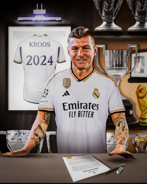 توني كروس يجدد عقده مع ريال مدريد