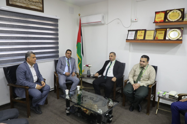 مدير عام كهرباء غزة يستقبل وفداً من إدارة شركة الاتصالات الفلسطينية جوال وبالتل
