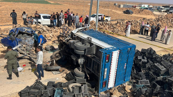 الأردن: مصرع تسعة أشخاص في حادث سير مروع بمحافظة المفرق