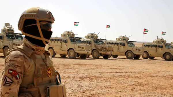 الجيش الأردني: صاروخ أطلق من جنوب لبنان سقط بمنطقة خالية من السكان بمحافظة العاصمة